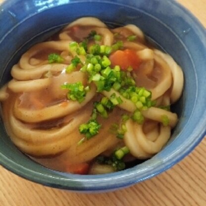 レトルトカレーで簡単でした♪休日の昼食になりました～